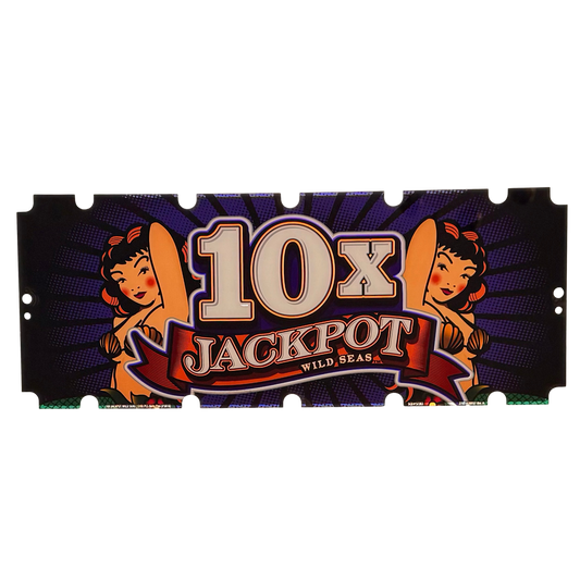 10x Jackpot Slot Retro Acrylic