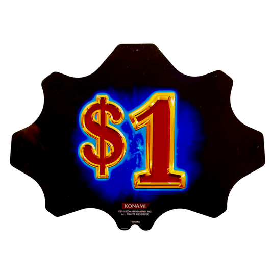 $1 Slot Retro Acrylic