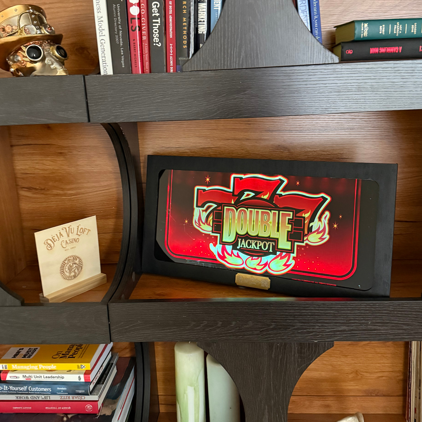 777 Double Jackpot Slot Glass