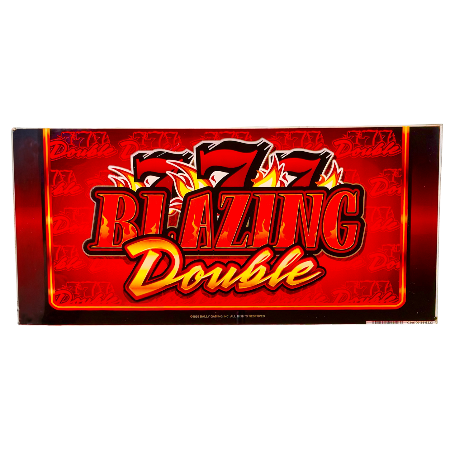 777 Blazing Double Slot Glass