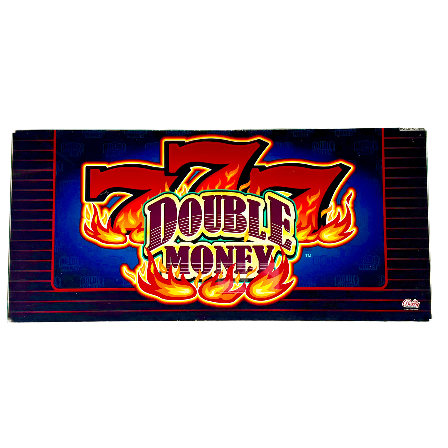 777 Double Money Slot Glass