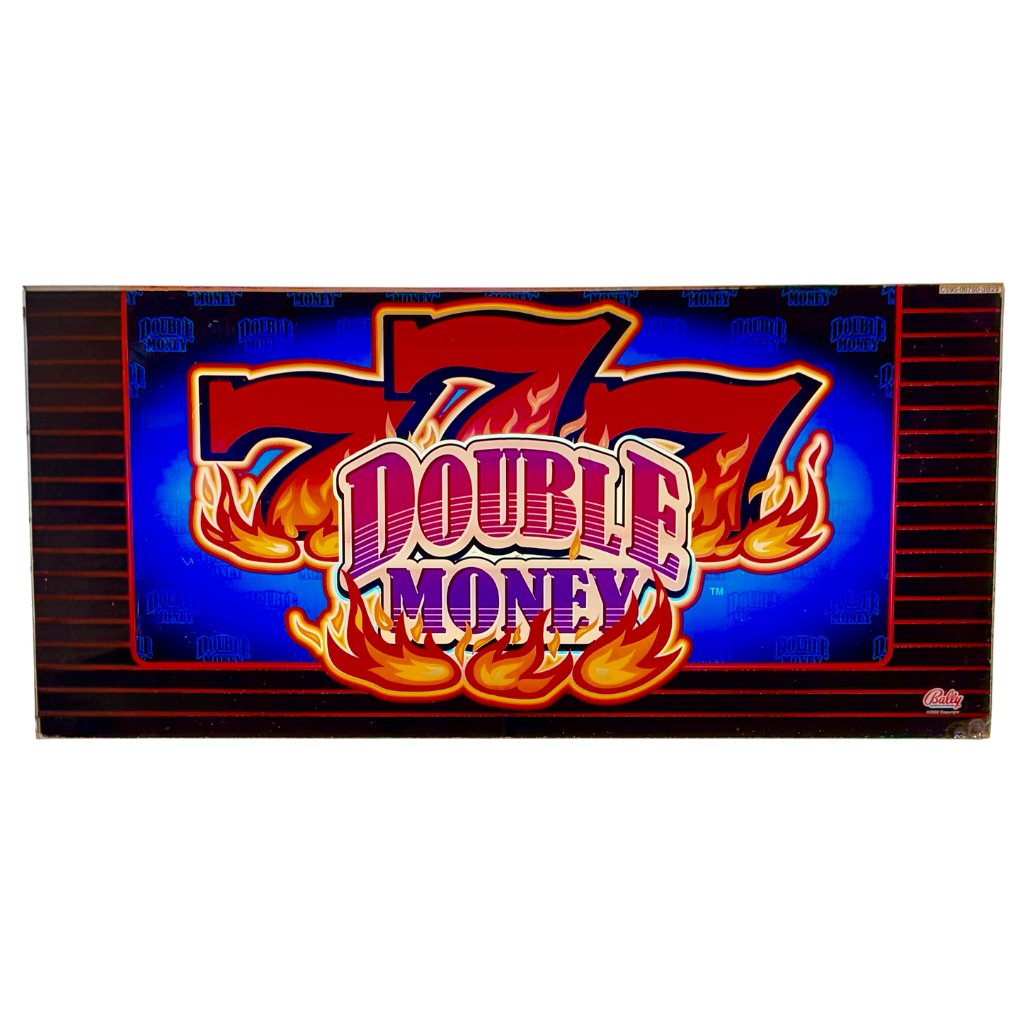 777 Double Money Slot Glass