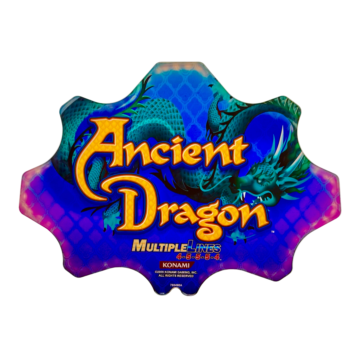 Ancient Dragon Slot Retro Acrylic