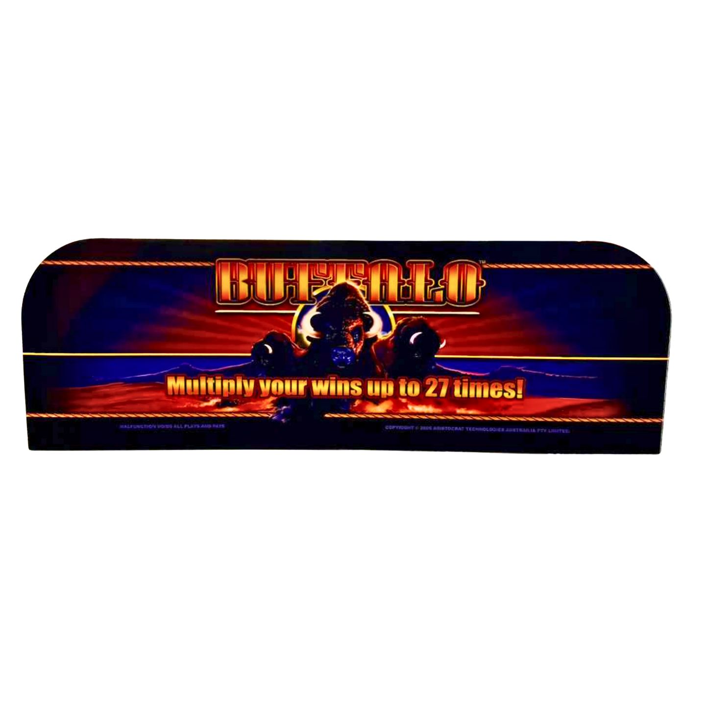 Buffalo Slot Retro Acrylic