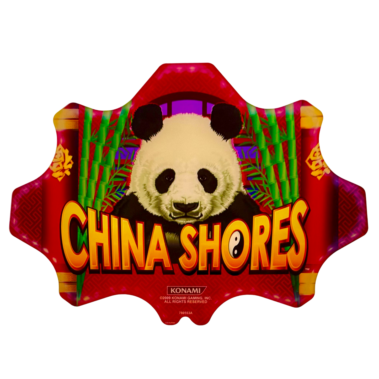 China Shores Slot Retro Acrylic