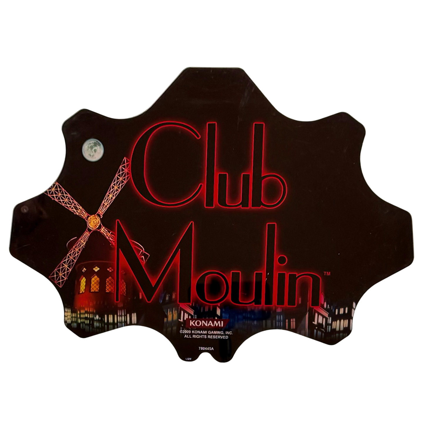 Club Moulin Slot Retro Acrylic
