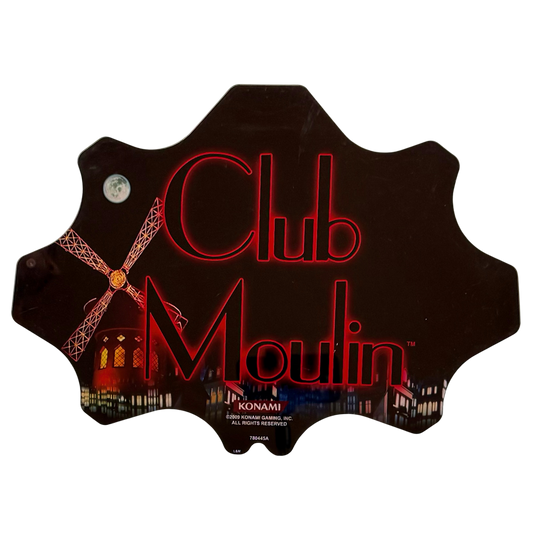 Club Moulin Slot Retro Acrylic