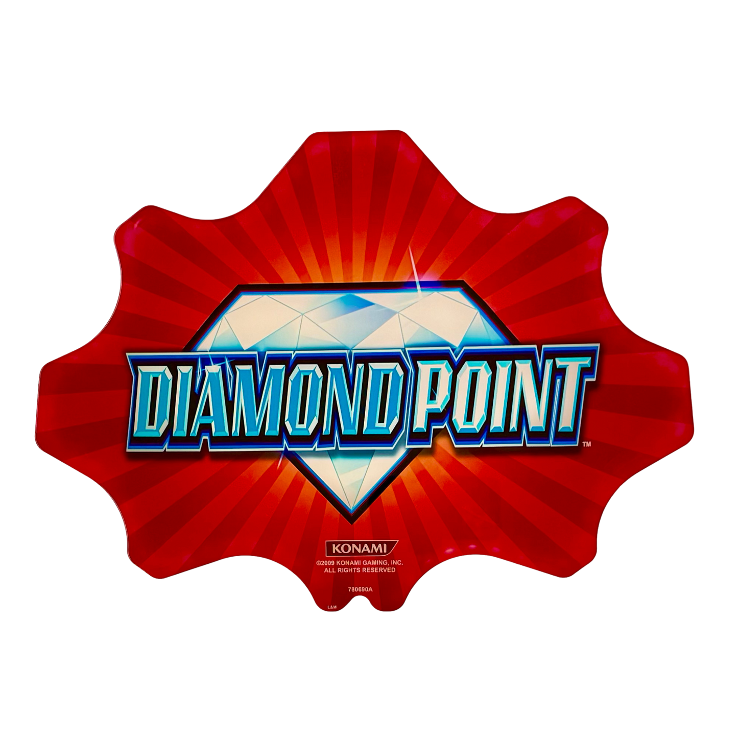 Diamond Point Slot Retro Acrylic