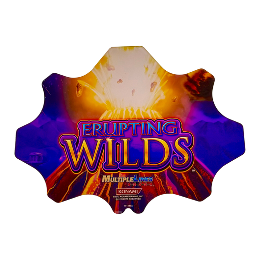 Erupting Wilds Slot Retro Acrylic