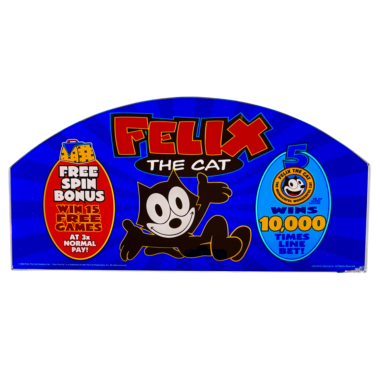 Felix The Cat Slot Glass