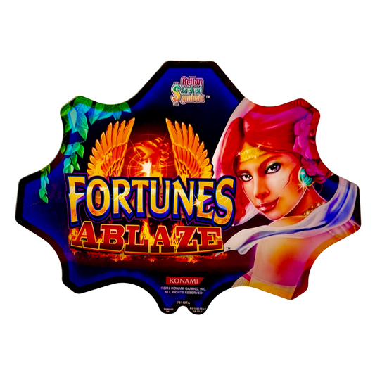 Fortunes Ablaze Slot Retro Acrylic