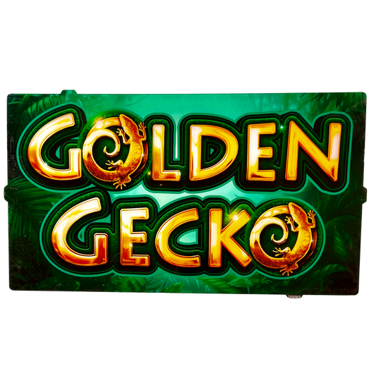 Golden Gecko Slot Retro Acrylic