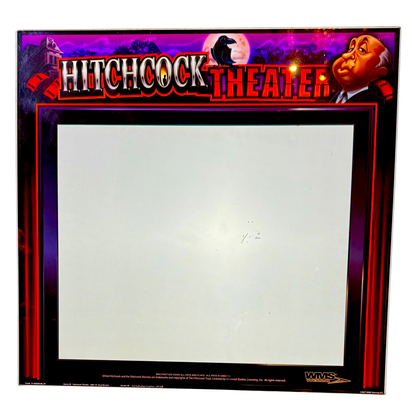 Hitchcock Teather Jumbo Slot Glass
