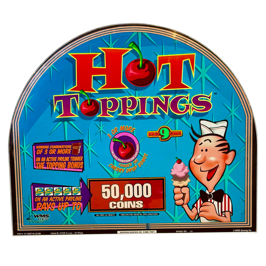 Hot Toppings Slot Glass