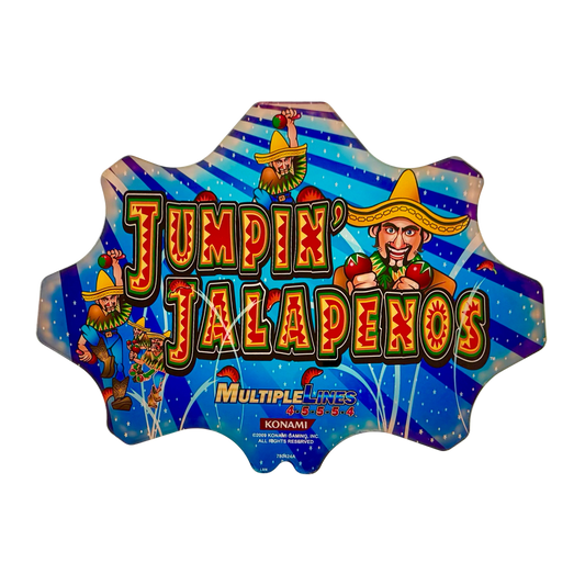 Jumpin' Jalapenos Slot Retro Acrylic