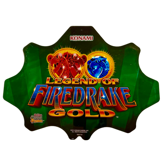 Legend Of Firedrake Gold Slot Retro Acrylic