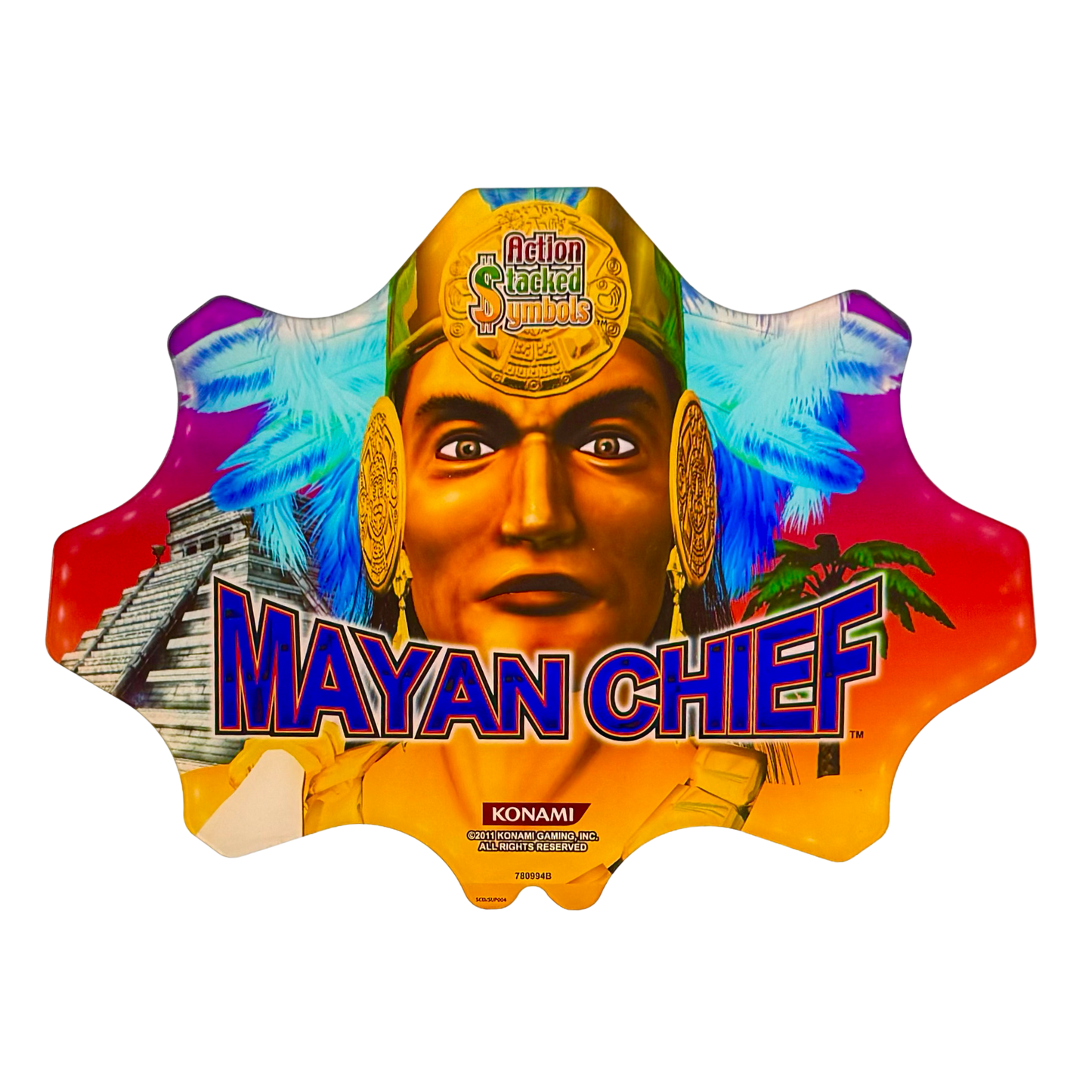 Mayan Chief Slot Retro Acrylic