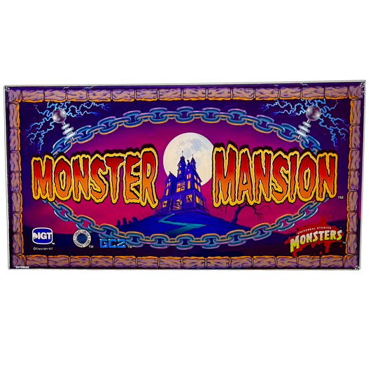 Monster Mansion Slot Glass