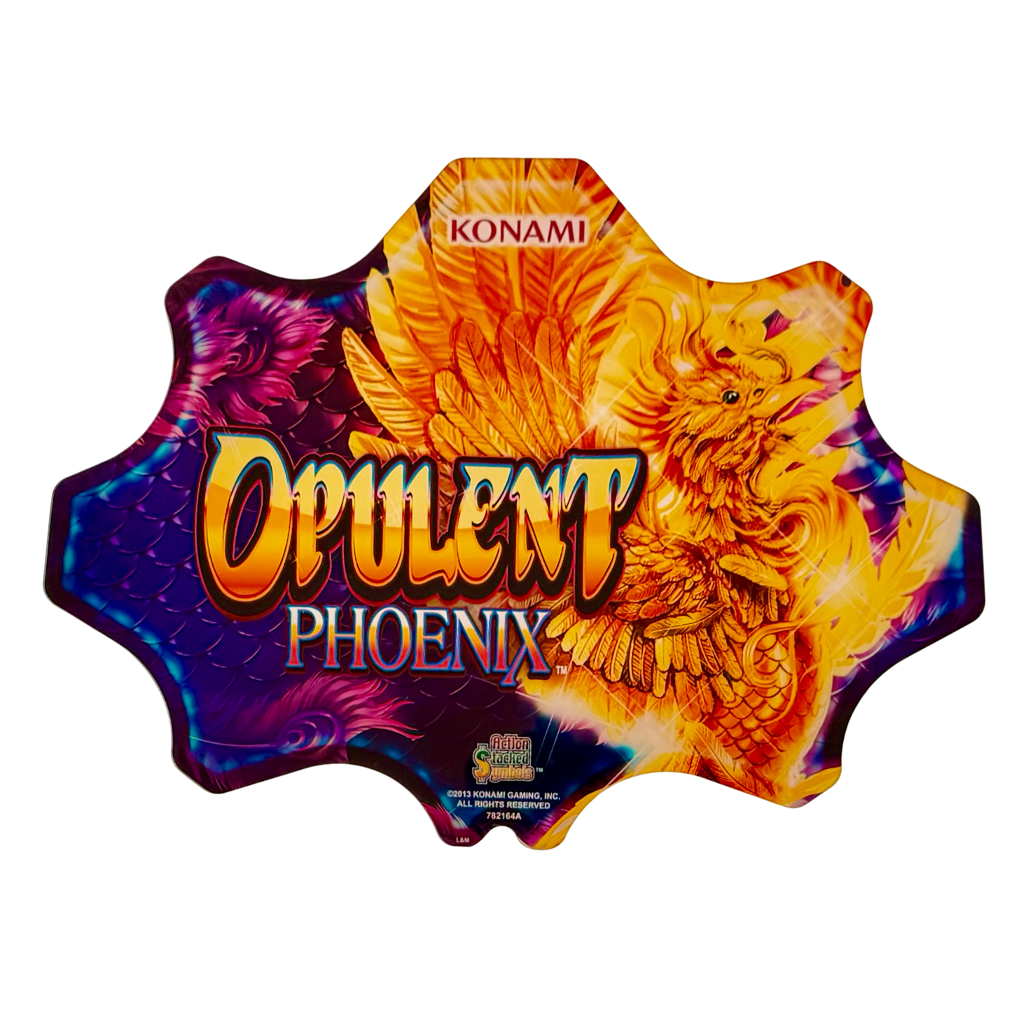 Opulent Phoenix Slot Retro Acrylic