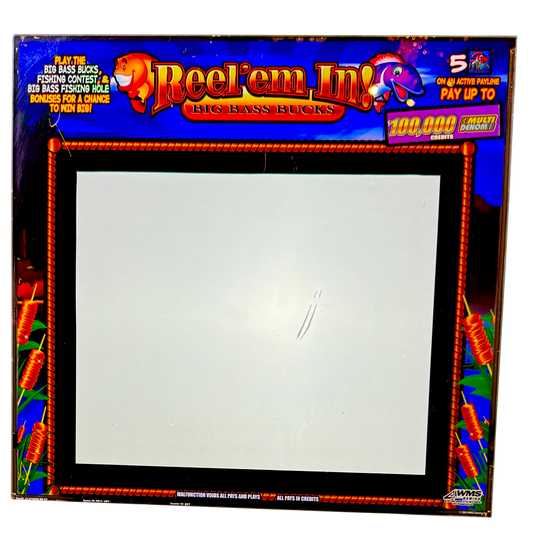 Reel'Em In Jumbo Slot Glass