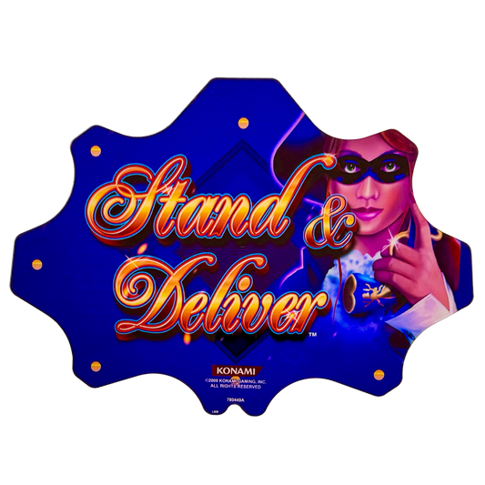 Stand & Deliver Slot Retro Acrylic