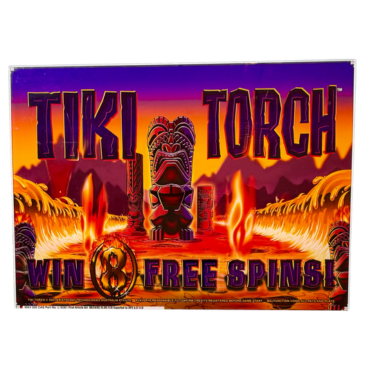 Tiki Torch Slot Retro Acrylic
