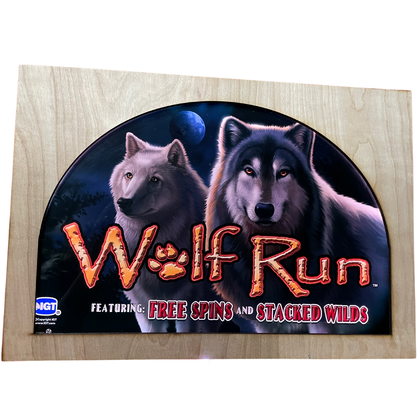 Wolf Run Slot Glass