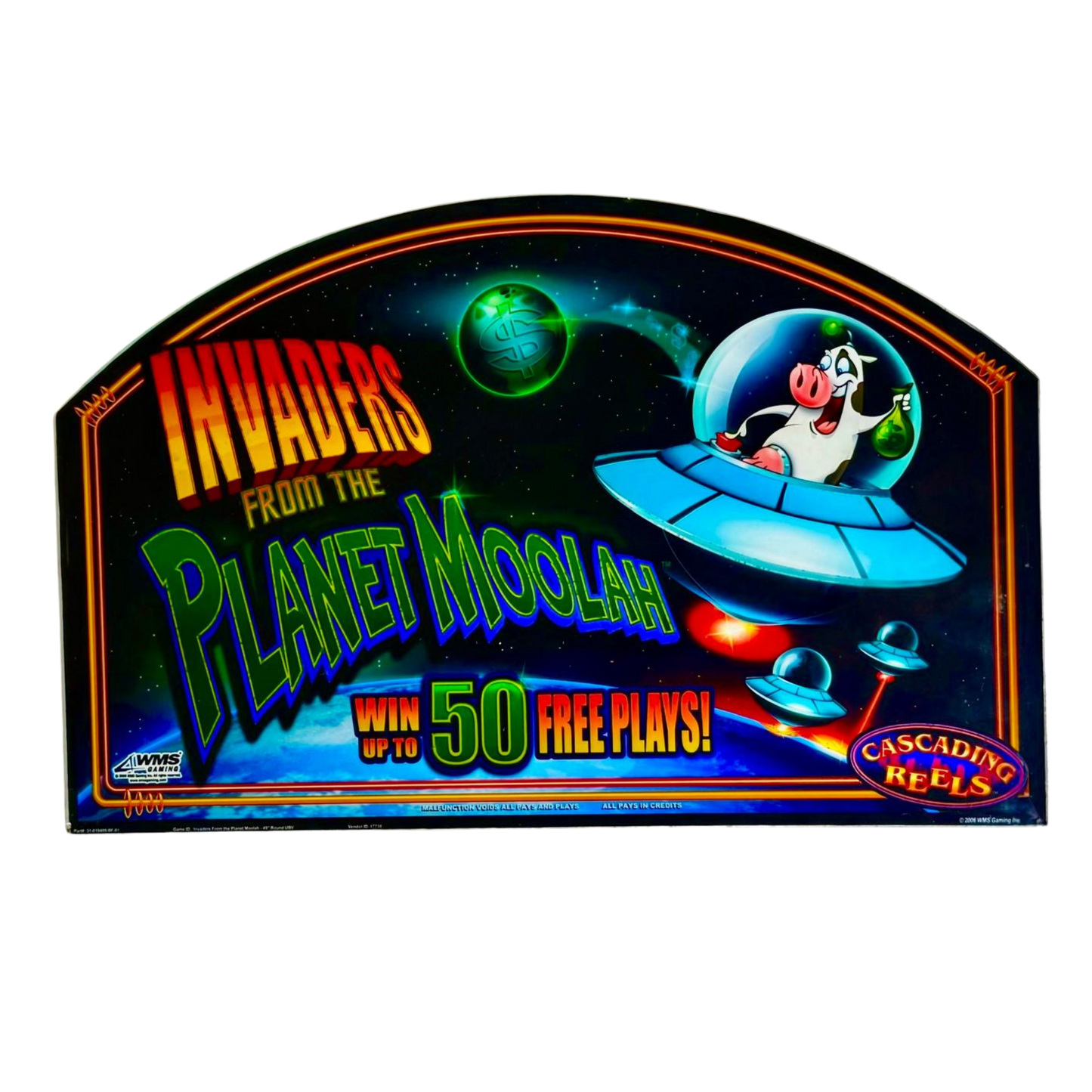 Invaders From Planet Moolah Slot Glass