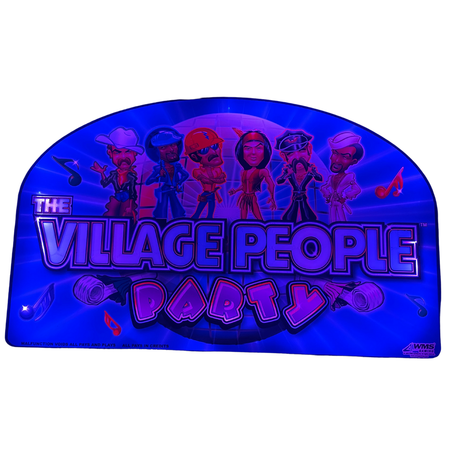 Village People Slot Glass
