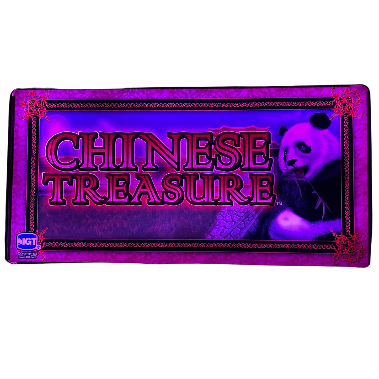 Chinese Treasure Slot Glass