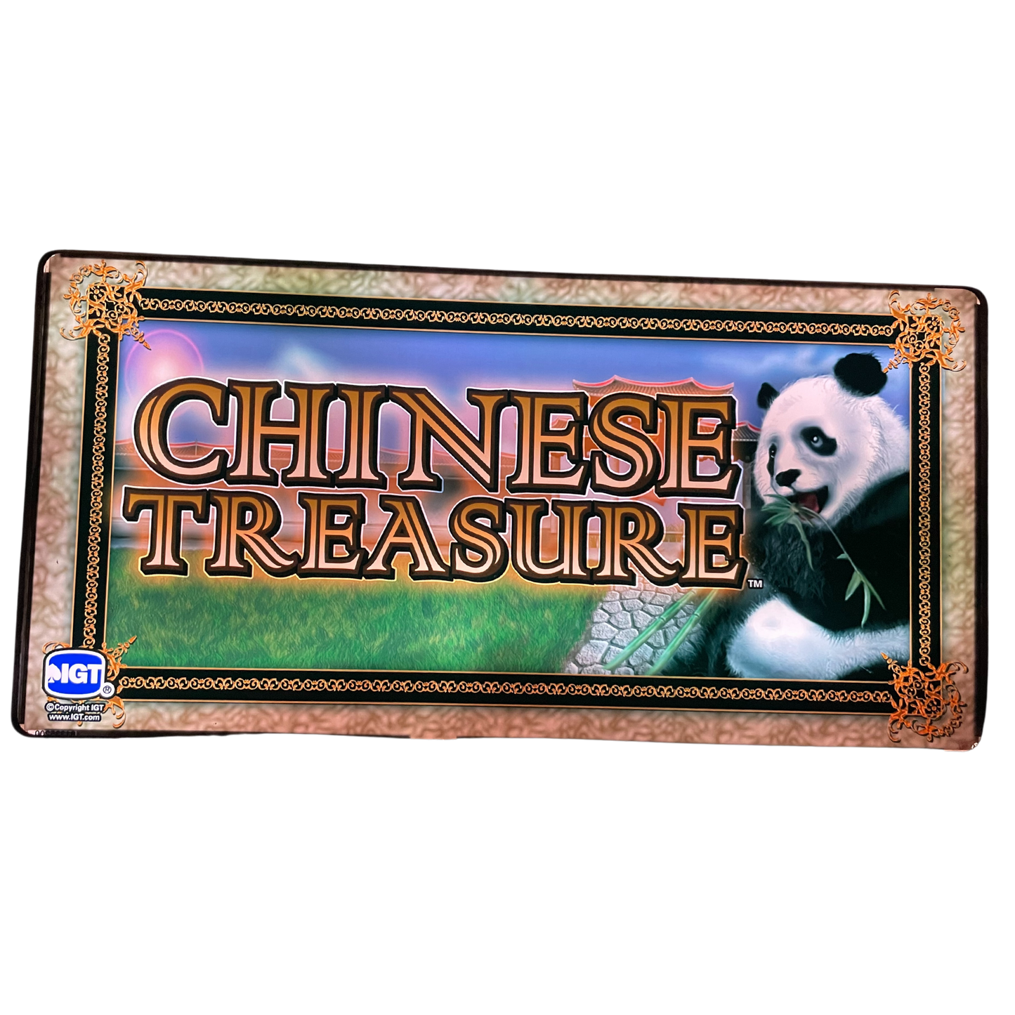 Chinese Treasure Slot Glass