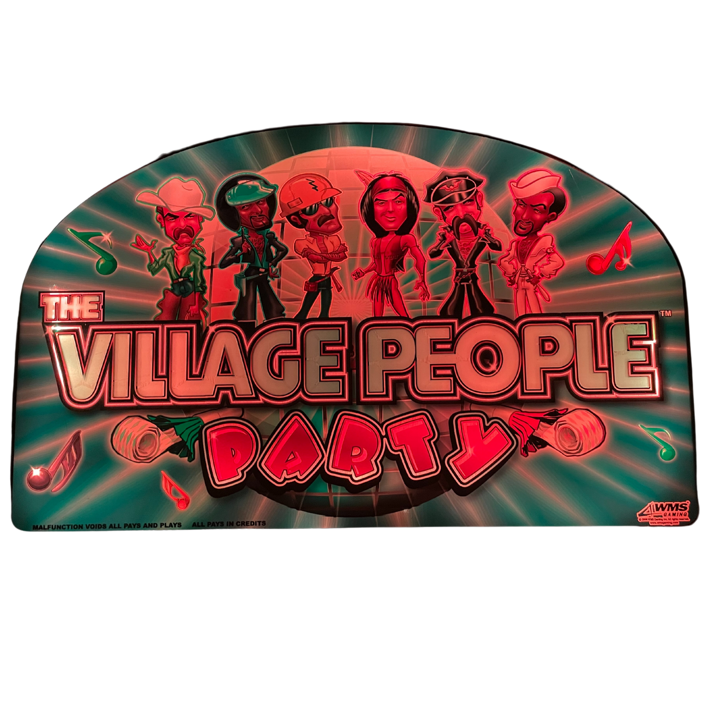 Village People Slot Glass