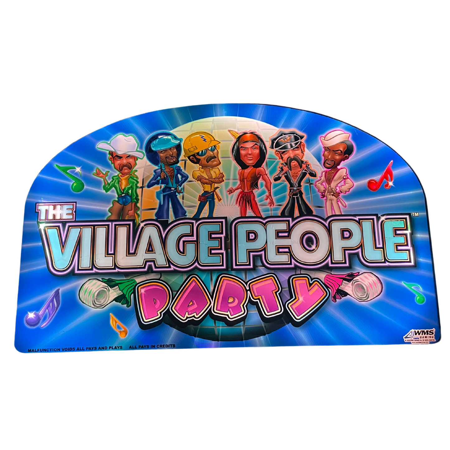 Village People Slot Glass