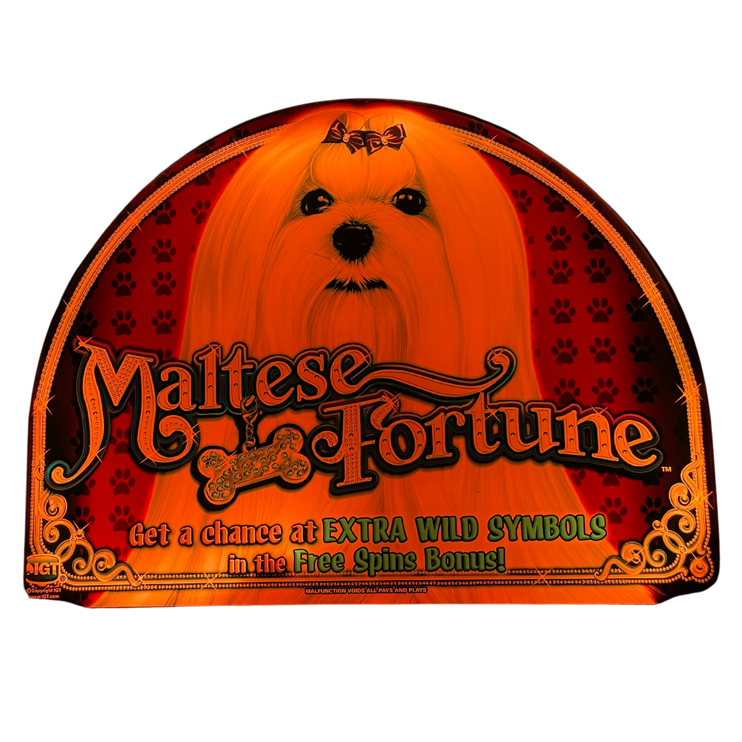 Maltese Fortune Jumbo Slot Glass