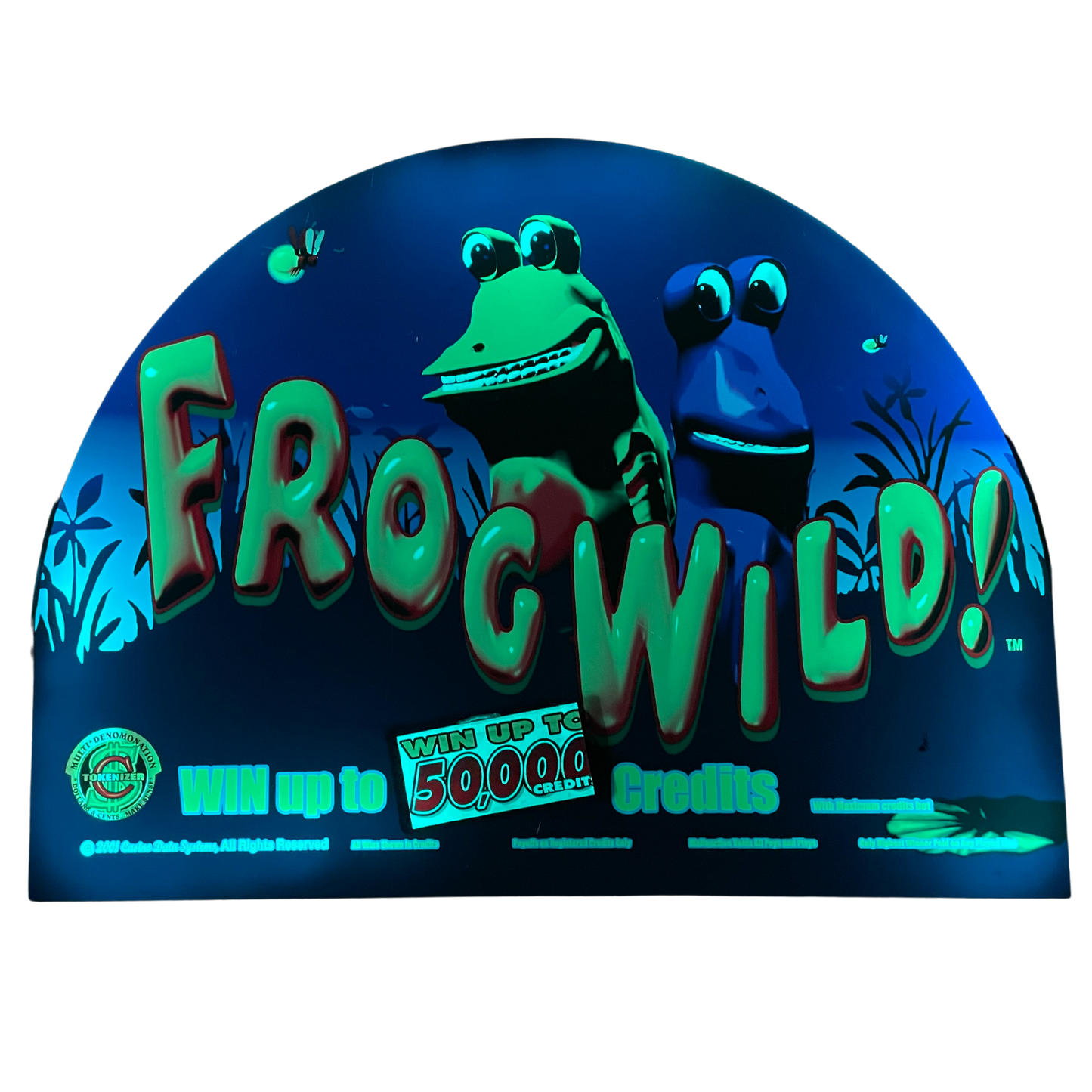 Frog Wild Jumbo Slot Glass