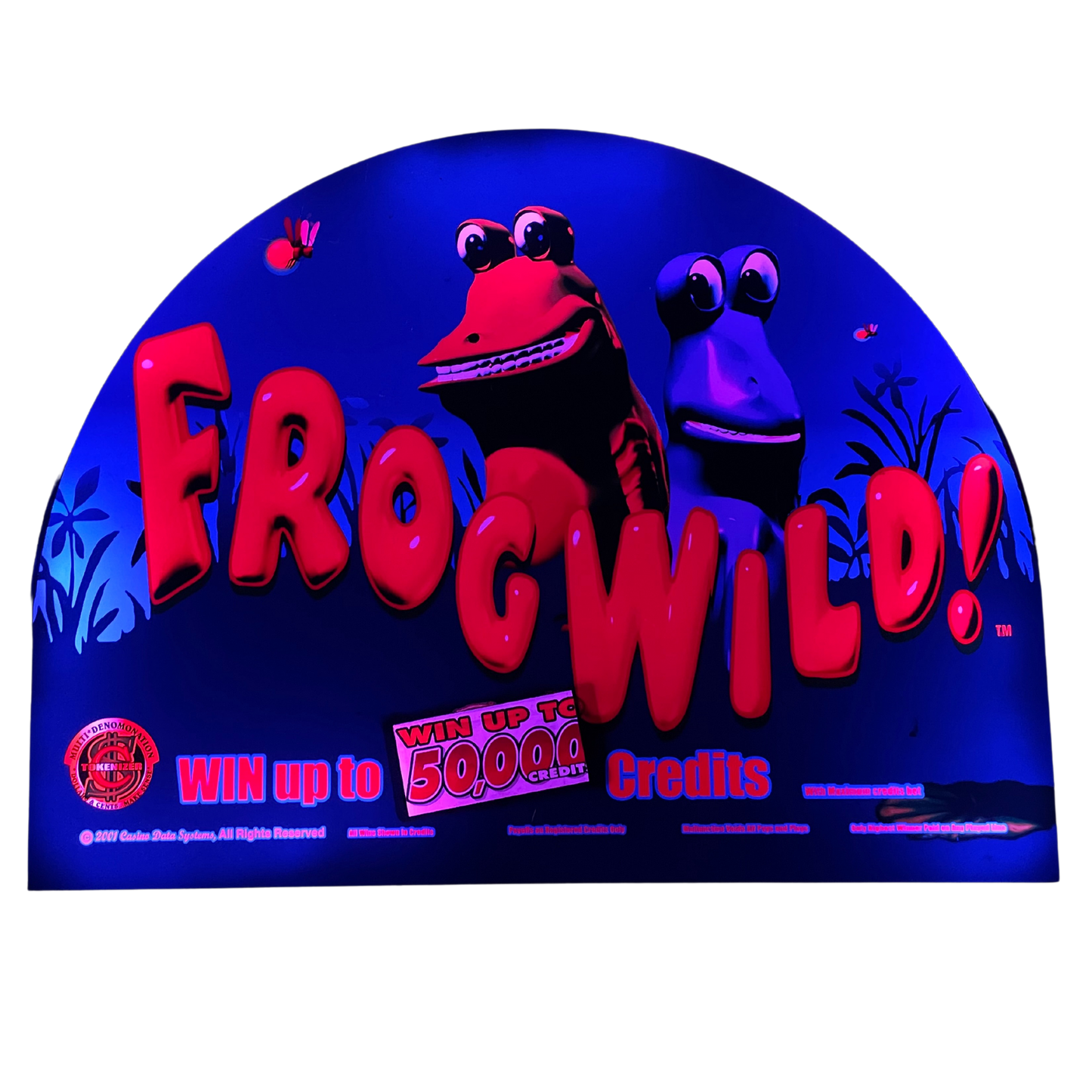 Frog Wild Jumbo Slot Glass