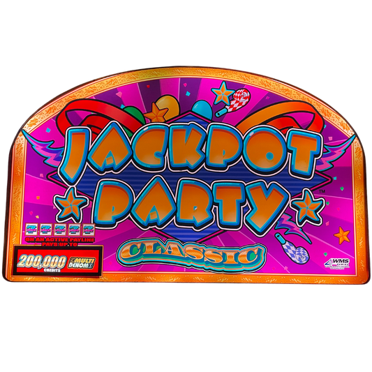 Jackpot Party Classic Slot Glass