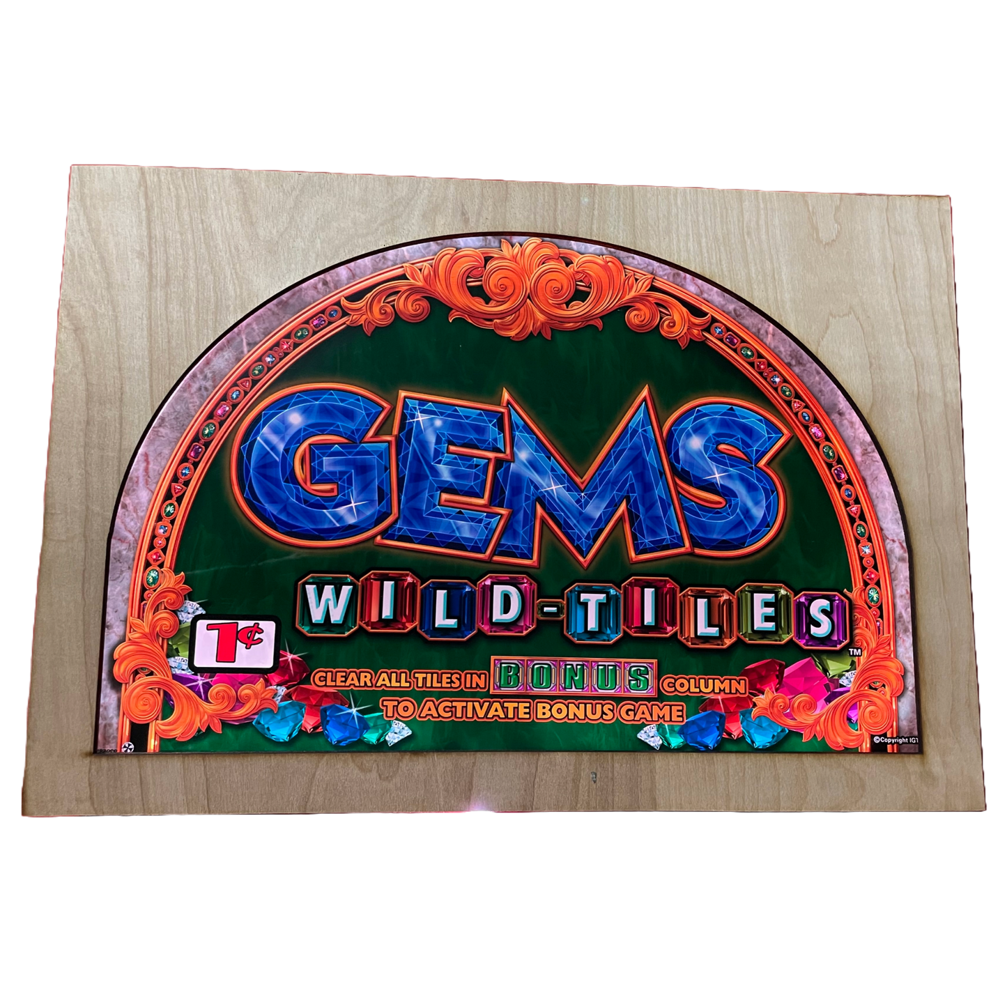 Gems Slot Glass