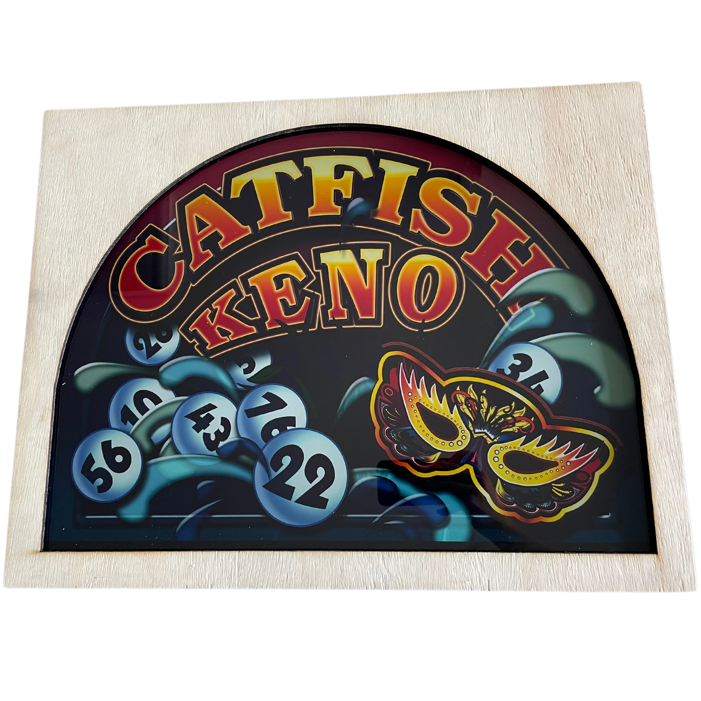 Catfish Keno Jumbo Slot Glass