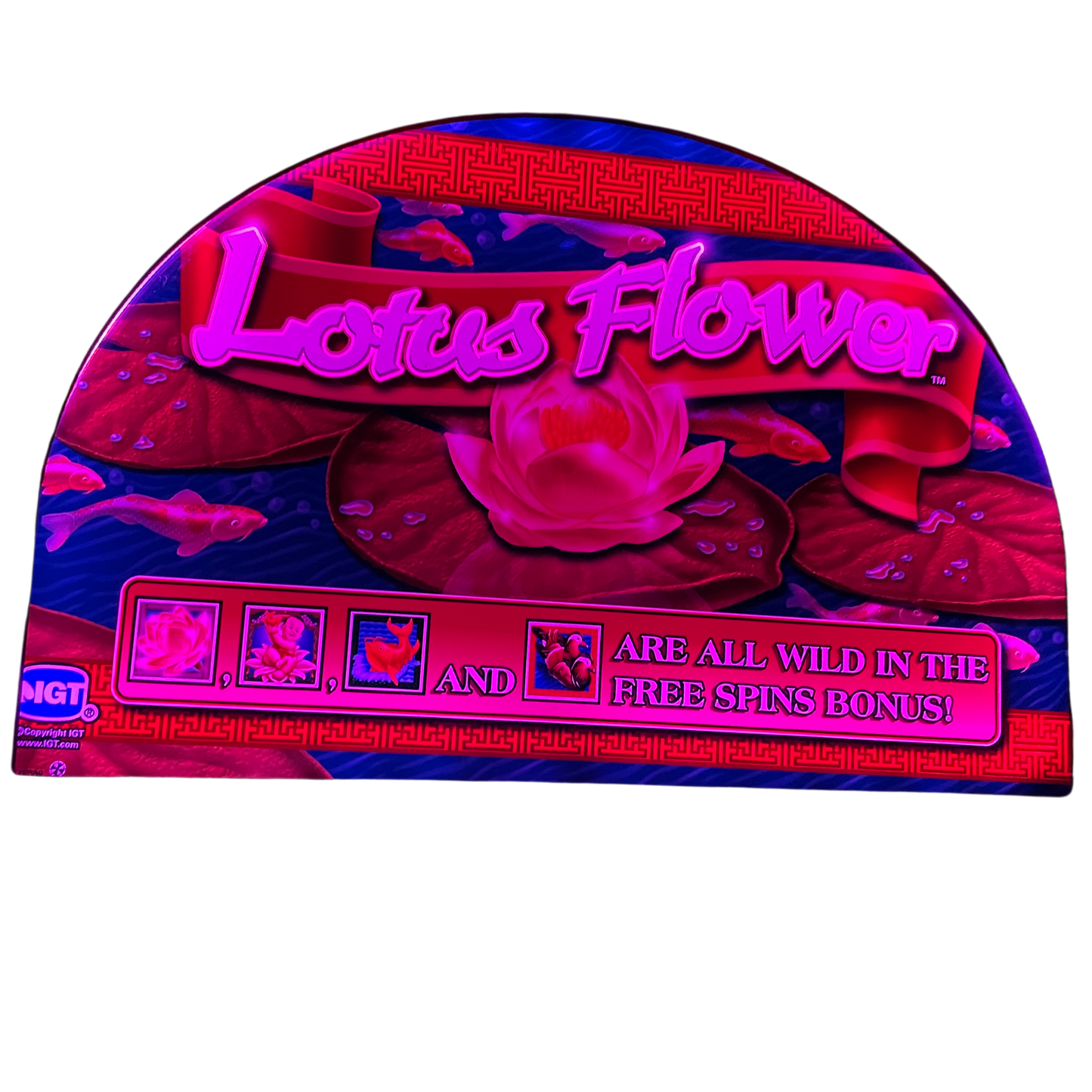 Lotus Flower Slot Glass