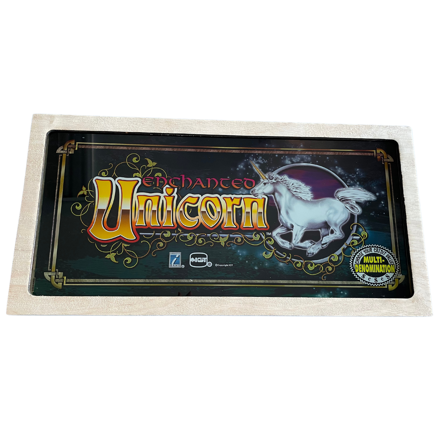 Enchanted Unicorn Slot Glass