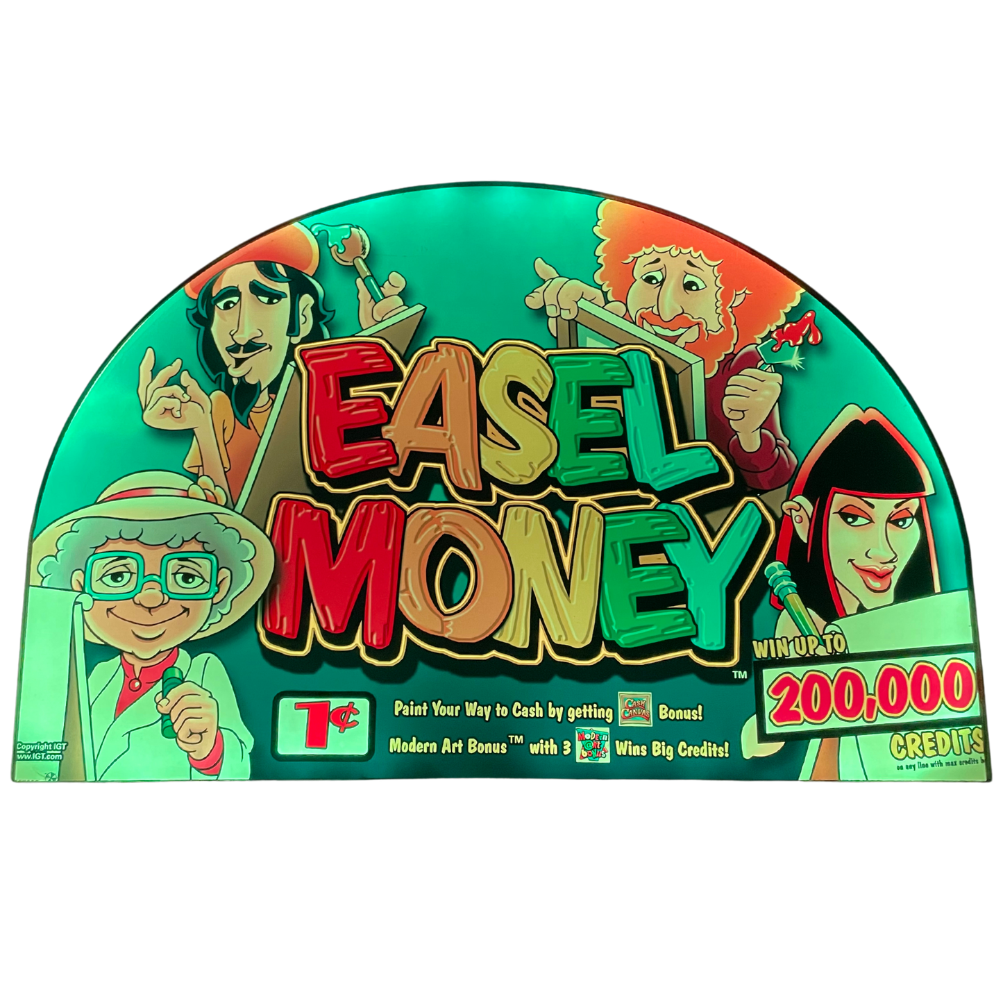 Easel Money Slot Glass