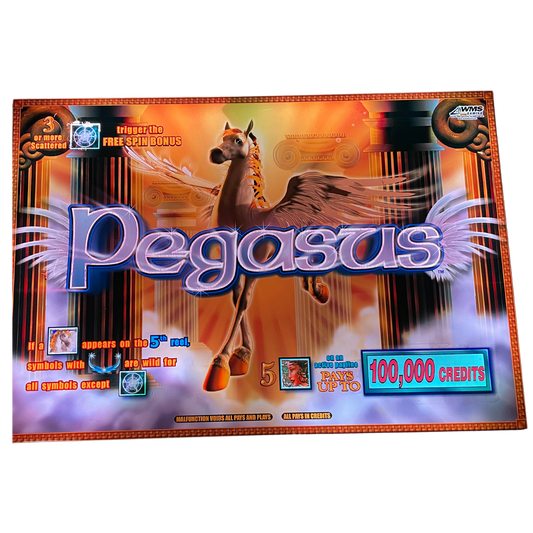 Pegasus Jumbo Slot Glass