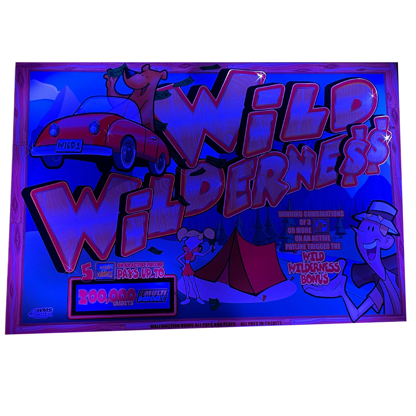 Wild Wilderness Jumbo Slot Glass