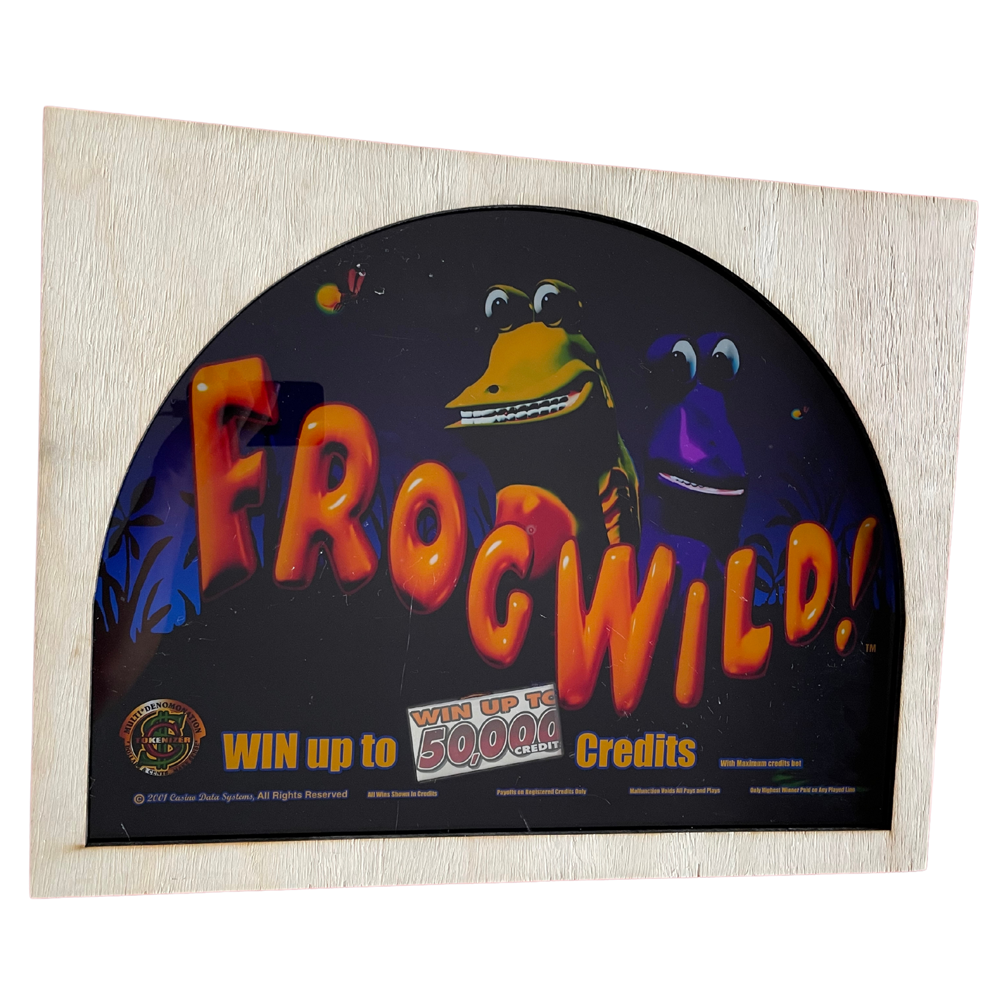 Frog Wild Jumbo Slot Glass