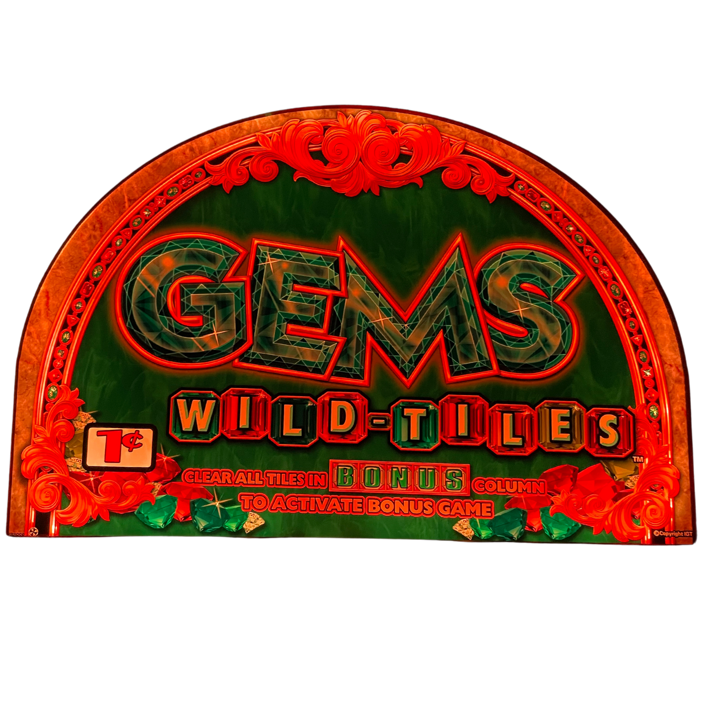 Gems Slot Glass