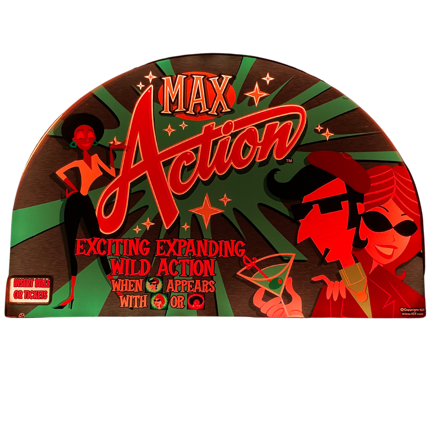 Max Action Slot Glass