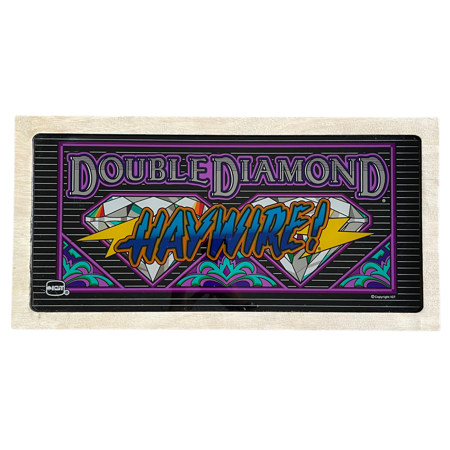 Double Diamond Haywire! Slot Glass