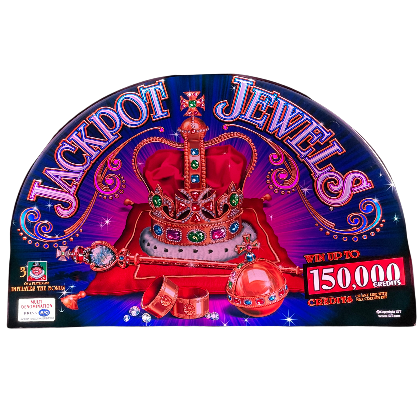Jackpot Jewels Slot Glass