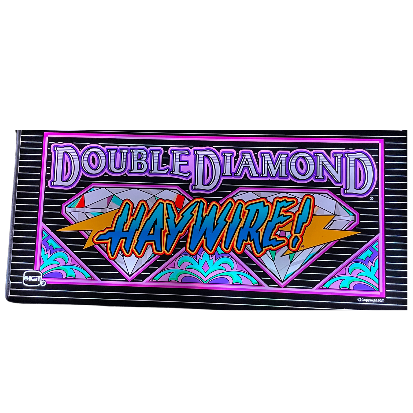 Double Diamond Haywire! Slot Glass